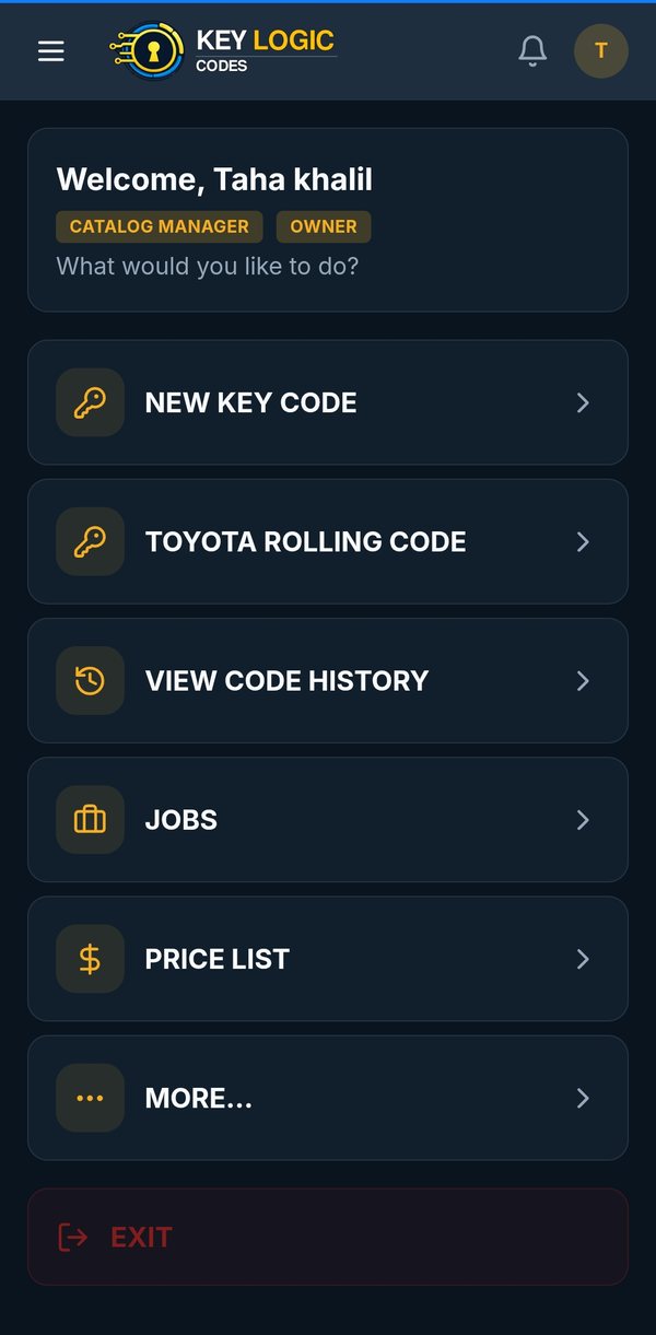 Key Logic Codes app